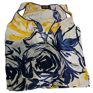 Yumi Kim Silk sleeveless floral blouse